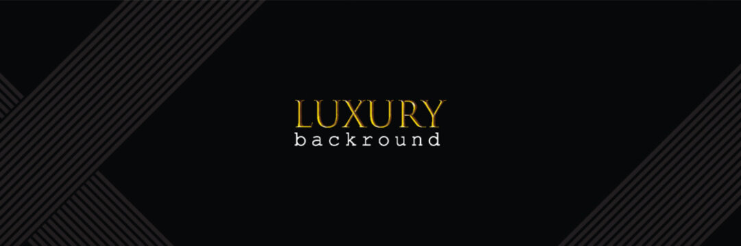 Abstract dark black background with overlapping diagonal stripe lines pattern texture. Modern minimalist geometric corporate luxury line art vector illustration graphic design asset.