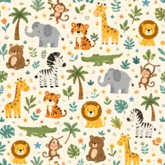 seamless animal pattern © Javier Randi