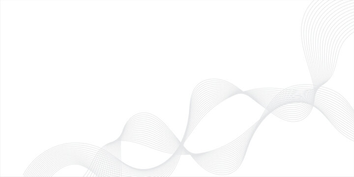Abstract white background with flowing lines for futuristic concept. Dynamic waves. vector illustration