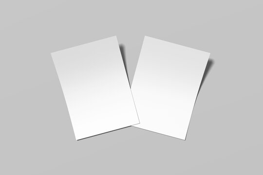 Elegant Flyer Blank Mockup for Branding