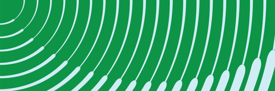 Circular Lines banner set. Vector Illustration . Radial, concentric details . Logo Design elements bundle . Movement effect . Abstract Geometric shape .
