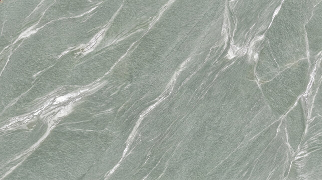 Soft Green Mystic Spring Quartzite Texture with Silver Veins
