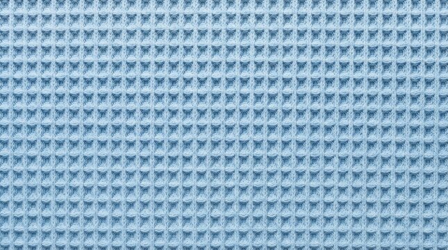Blue waffle texture pattern background