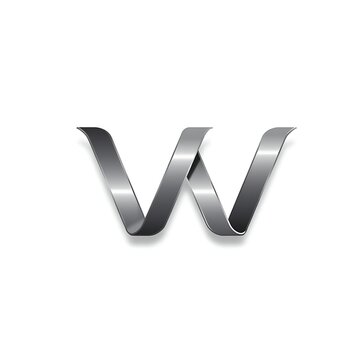 Modern Letter W Logo Design with Geometric Minimalist Brand Identity	
