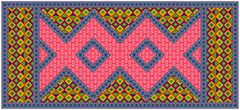 Set aus vielf&auml;ltigen nahtlosen Mustern mit floralen, ethnischen und abstrakten Motiven