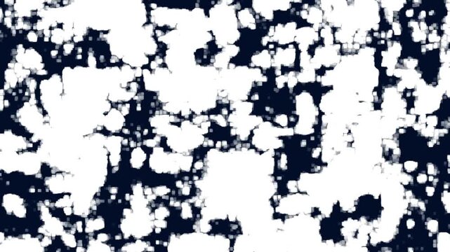 Animated cloud texture on a dark blue background.