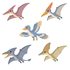 vector set of seagulls © Senoa studio