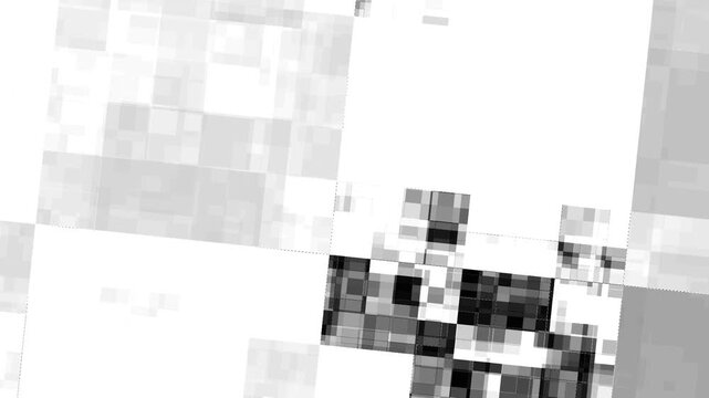 Mysterious Black and White HUD Interface Background