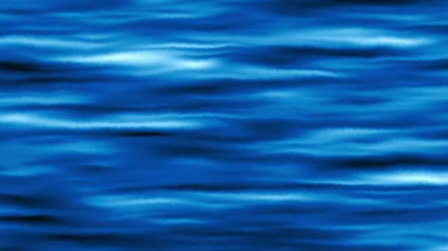 Blue Ocean Water Flow Motion Background
