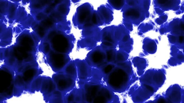 Blue Neural Network Fabric Motion Background