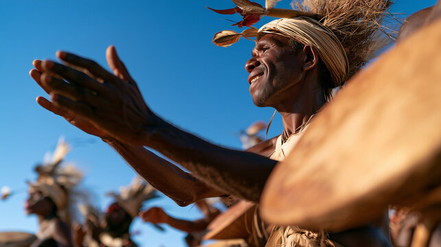 Vibrant Expressions of Indigenous Traditions During the Lively Asmat Culture Festival Celebration in Papua Indonesia