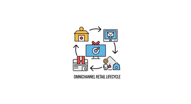 Ecommerce Data Life Cycle Process Flow.