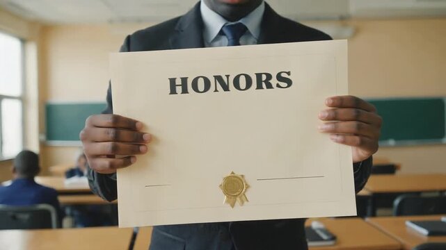 Honors document.