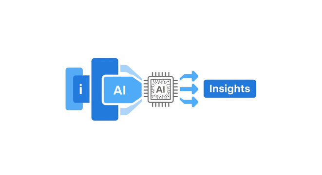 Artificial Intelligence Technology Concept Icon.