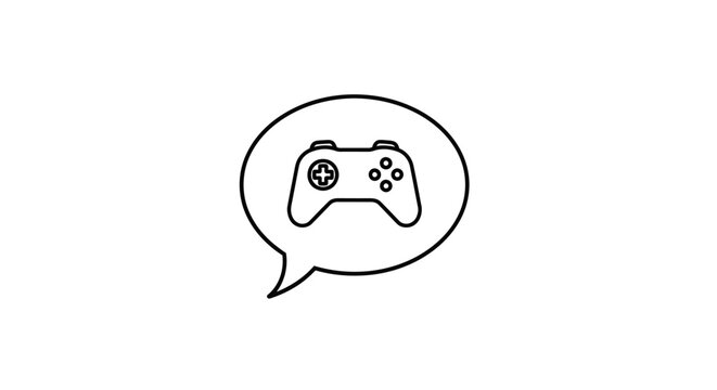 Video game controller icon symbol.