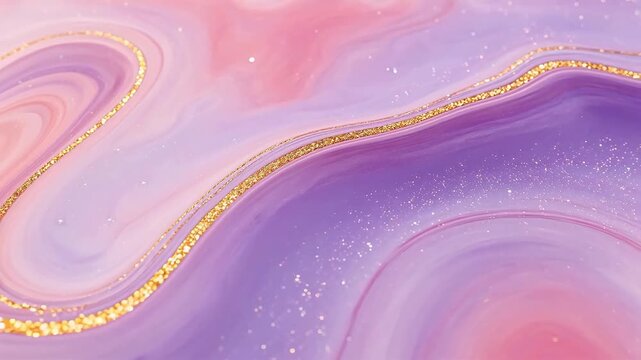 Abstract swirling pink and purple pattern
