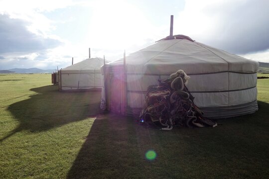 Yurts in Mongolia