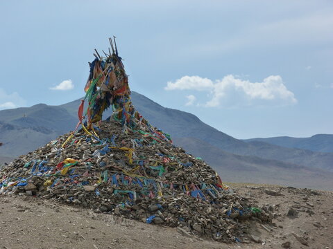 Ovoo in Mongolia
