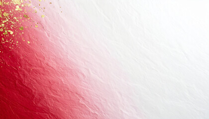 Fototapeta premium Washi Paper Texture Background Smooth Soft Gradient White to Deep Vermillion Japanese Craft