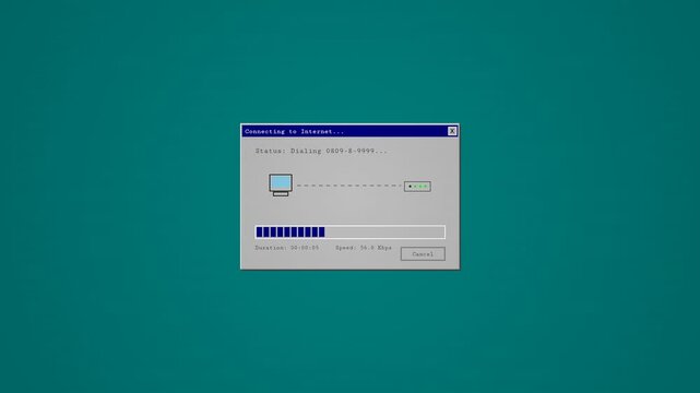 Software installation dialogue box indicates a file transfer operation with a loading bar on a teal backdrop.
