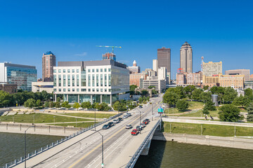 Naklejka premium Des Moines, Iowa