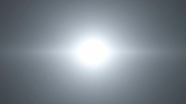 Bright white light expanding from center against dark gray background with soft glow and radial gradient