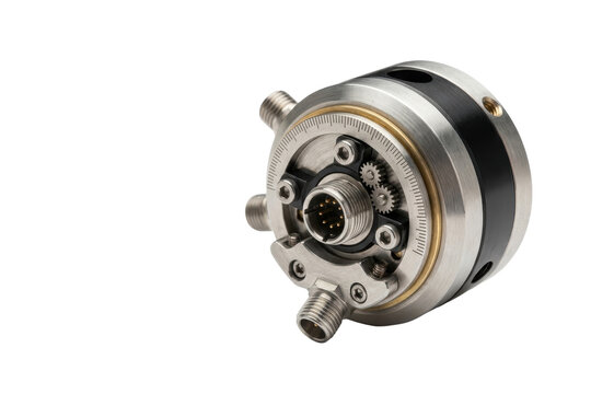 Precision industrial rotary encoder with electrical connector