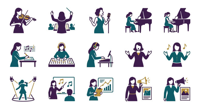 Women in Music and Performance: A Collection of Creative Activities and Professions