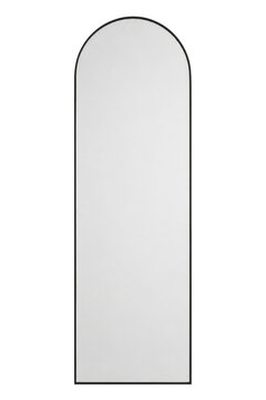Minimal Black Arched Floor Mirror Premium Contemporary Interior Design