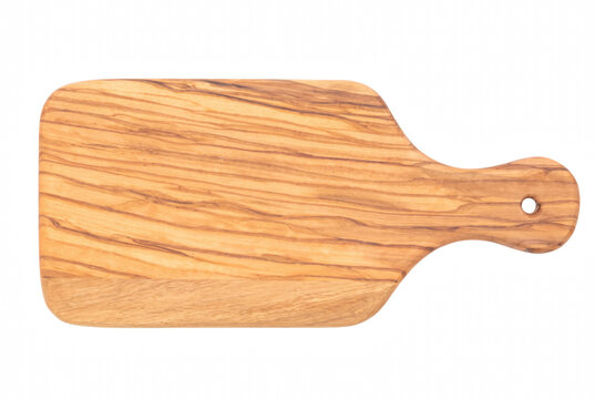 Handcrafted Olive Wood Cutting Board with Ergonomic Handle
