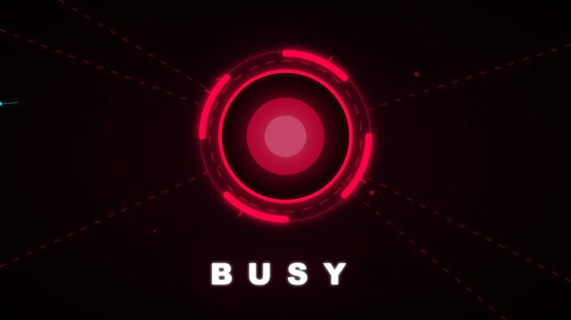 Technology Busy Status Active Workload Red Urgent Task Overload Loop