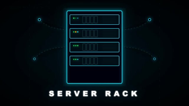 Technology Server Rack Data Center Network Infrastructure Hosting Loop