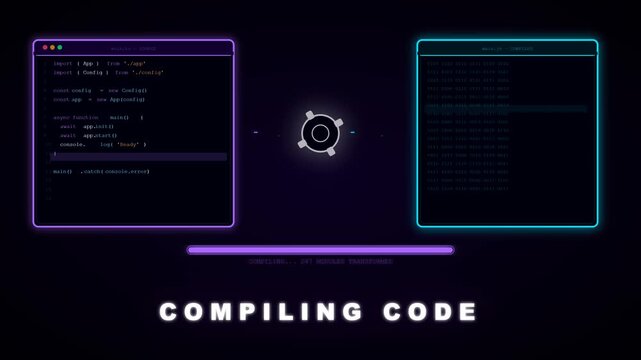 Technology Compiling Code Build Transform Binary Output Modules Loop