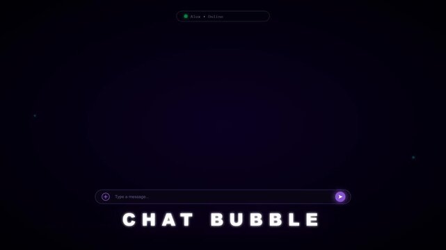 Technology Chat Bubble Message Conversation Typing Indicator Loop