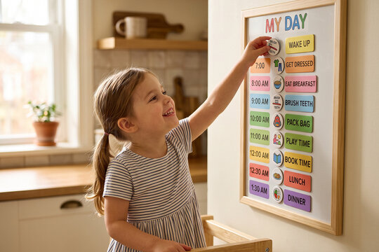 My Day Visual Schedule Chart for Daily Preschool Activities