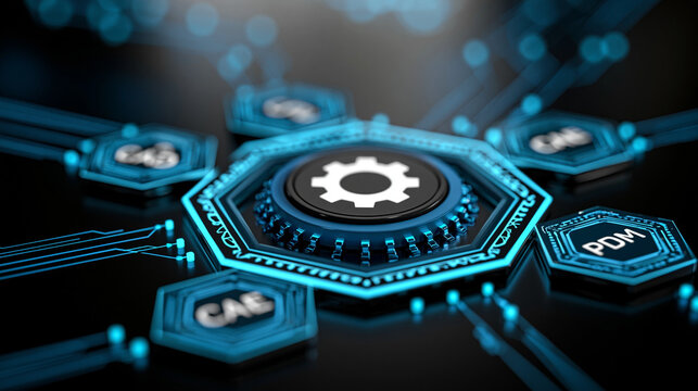 CAD CAM CAE PDM integration for computer-aided design and engineering workflow, CAD software, engineering design, manufacturing technology, product design integration, industrial
