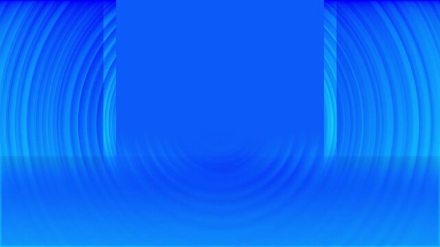 Modern blue gradient frame visual wide empty center, soft bands, cyan side layers, smooth futuristic style. clean slides, product tech titles, business promos, website headers, digital motion design.