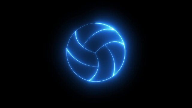 Glowing Neon Chat GPT Icon Animation. AI Chatbot Logo Loop, Technology UI Symbol, and Virtual Assistant Visual Effect. 4k motion video.