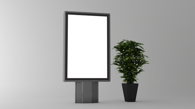 Clean blank storefront advertising sign mockups isolated on white, ideal for branding, logo presentation, retail identity, and commercial design.