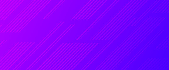 Fototapeta premium Abstract purple violet gradient background with dynamic diagonal lines pattern, modern tech neon presentation banner backdrop design vector