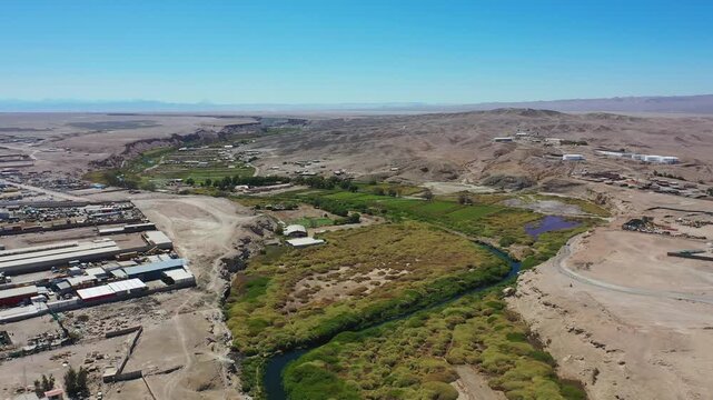 Video Calama aéreas  Rio Loa 9
