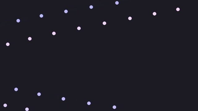 Abstract Dots Pattern Animation Loop