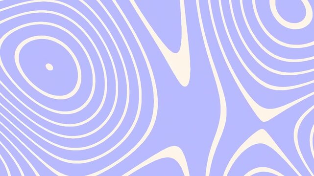 Abstract Topographic Contour Lines Loop Background