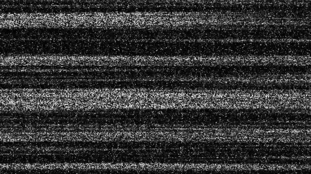 Noise on a old TV screen. tv screen noise glitch effect. Glitch static white noise television . Damage to the video signal with pixel noise and noise. Black and white grey background. Retro 