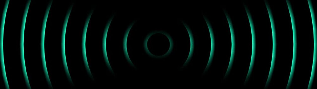 Radio waves concept. network tower produced radio wave concept. 4k video motion graphic Radio wave signal animated background. Technology radio waves signal icon animation. 