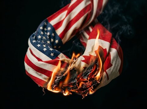 International conflict of USA and Canada. For broken treaties, political tension, trade war disputes, crisis, or severe strain in diplomatic alliance