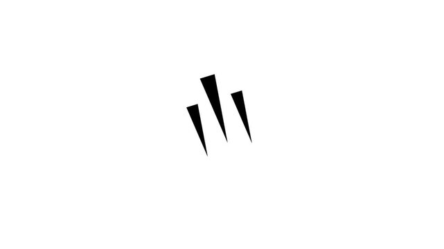 Comic speak symbol icon animation on background. Talking sign motion, Imagination, thinking concept.
