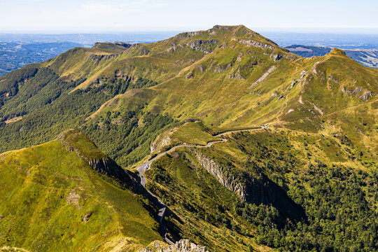 Hiking across Puy Mary in the Cantal region of Auvergne France reveals spectacular volcanic mountains, panoramic viewpoints, scenic trails in the heart of the Massif Central. 