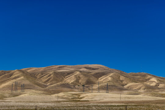 Pieito Hills in the San Joaquin Valley, California, USA