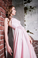 Fototapeta premium Graceful young lady